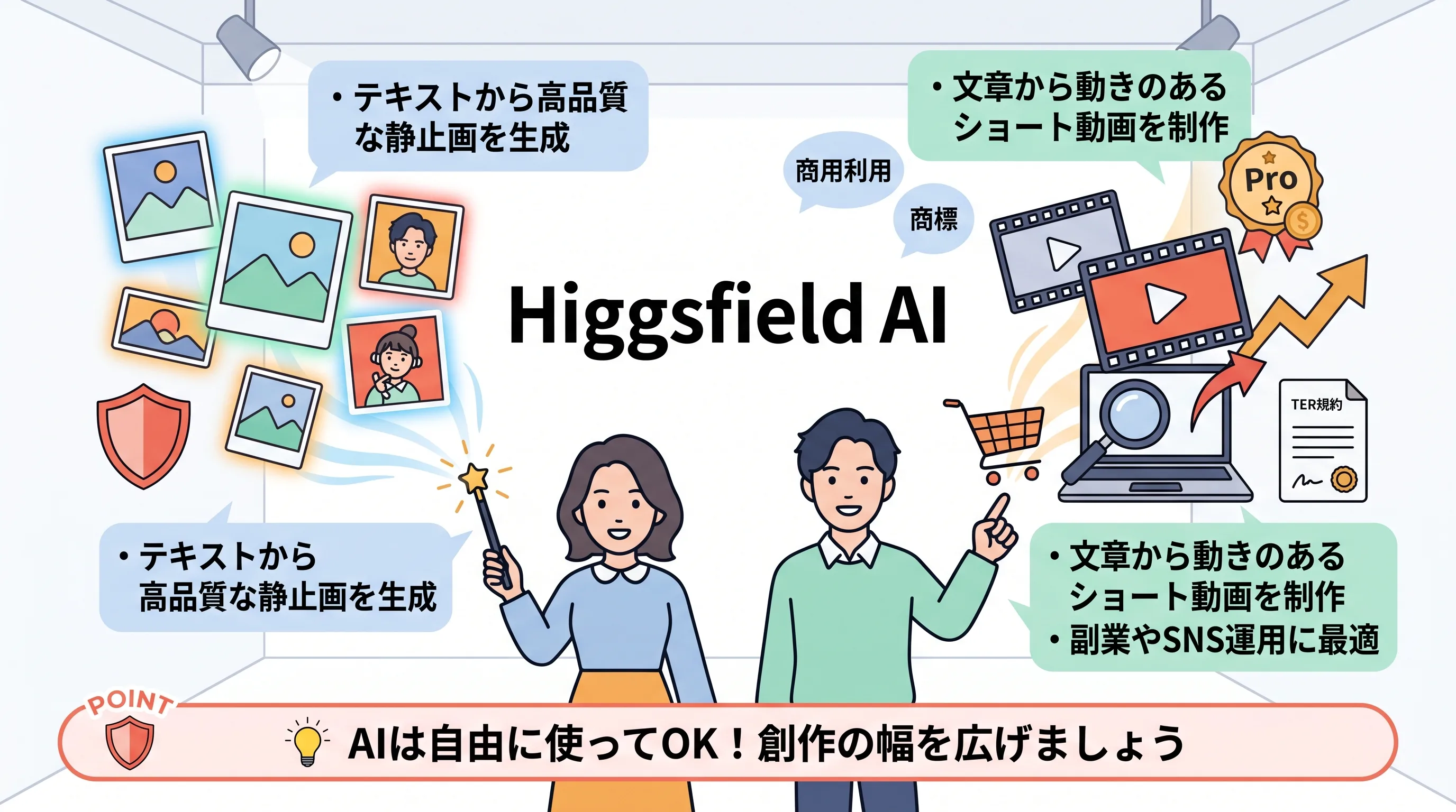 像上に文字(記事タイトルなど)を後から載せる場合は、中央〜上部に適度な余白ができるパターン1やパターン3がおすすめです。