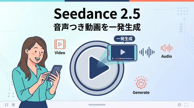 Seedance 2.5とは?音声つき動画を一発で作れる最新AIをやさしく解説