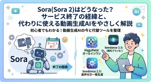 Sora(Sora 2)はどうなった?サービス終了の経緯と、代わりに使える動画生成AIをやさしく解説
